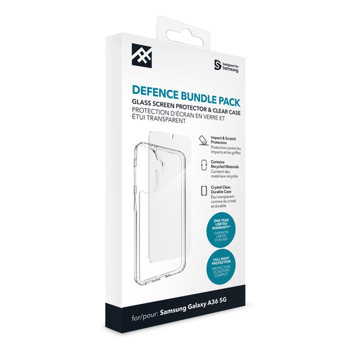 ifrogz Defence Case for Samsung Galaxy A36 5G Smartphone - Clear - Impact Resistant, Scratch Resistant, Drop Resistant, Sm