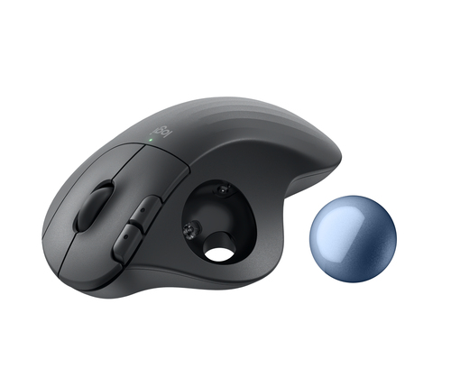 Logitech ERGO M575 Maus - Bluetooth - USB Typ-A - Optisch - 3 Programmable Button(s) - Graphit - Kabellos - 4000 dpi Auflö