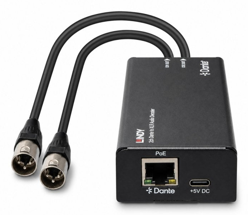 2CH DANTE TO XLR AUDIO DECODER .