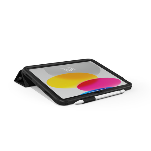 Sacoche de transport OtterBox Defender Durci - Folio Style Apple iPad (10e génération) Tablette, Stylus, Crayon - Noir - R