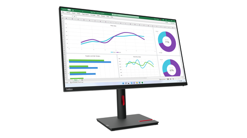 Lenovo ThinkVision T32h-30 32" Class WQHD LCD Monitor - 16:9 - Raven Black - 80 cm (31.5") Viewable - In-plane Switching (