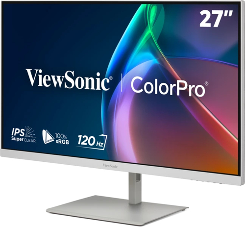 Moniteur LED ViewSonic ColorPro VP2766-2K-W 27" Classe WQHD - 16:9 - Blanc - 68,6 cm (27") Viewable - Technologie IPS - Ré