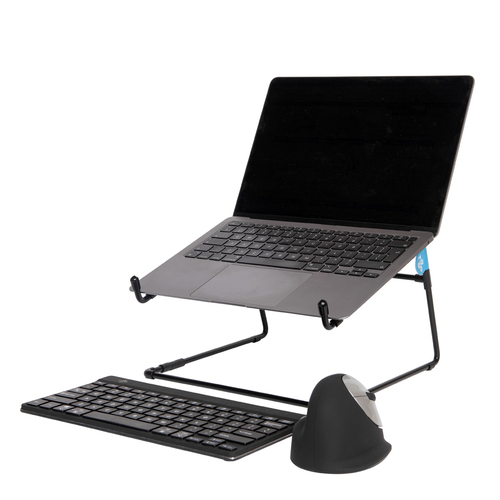 R-Go Notebook-Ständer - Bildschirmgröße: 25,4 cm (10 Zoll) bis 55,9 cm (22 Zoll) - 5 kg TragfähigkeitDisplay Type Supporte