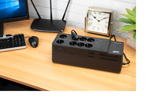APC by Schneider Electric Back-UPS Standby UPS - 650 VA/400 W - Tower - 2.60 Minute Stand-by - 230 V AC Input - 230 V AC, 