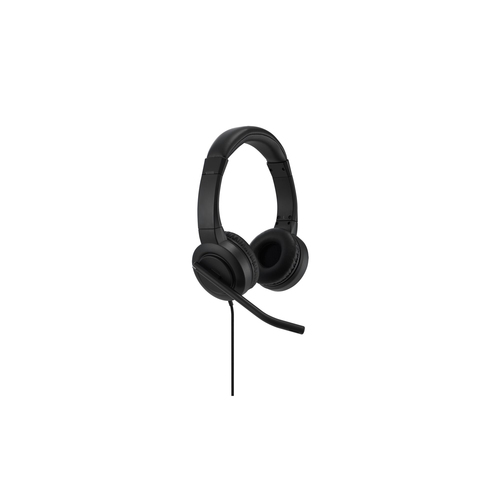 Kensington H1000 Kabel Auf den Ohren, Kopfbügel Stereo Headset - Schwarz - Binaural - Geschlossen - 20 Hz bis 20 kHz Frequ