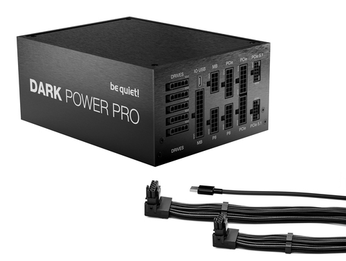 be quiet! Dark Power Pro 14 IO. Gesamtleistung: 1600 W, AC Eingangsspannung: 100 - 240 V, Spitzenstrom: 1700 W. Motherboar