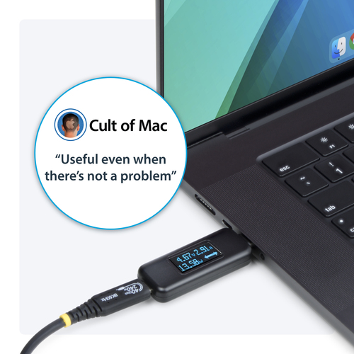 StarTech.com Testing Device - Current Measurement, Voltage Measurement, Power Monitoring, Wattage Monitoring - 1 x USB