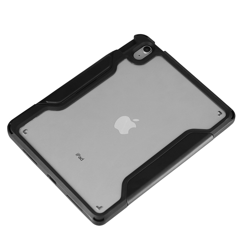 DEQSTER Robust Tasche (Dreiseitig) für 27,7 cm (10,9 Zoll) Apple, Logitech iPad (10. Generation) Tablet - Schwarz - Polyur