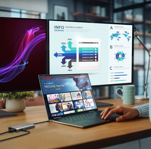 4K60 ELITE USB-C TRIPLE-MONITOR 10GBPS MINI DOCK