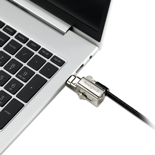 Kensington Universal Cable Lock For Notebook - TAA Compliant - 1.83 m Cable - Keyed Lock - Silver - Carbon Steel - For Not