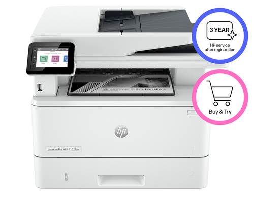 HP LaserJet Pro 4102FDW Laser Multifunction Printer - Copier/Fax/Printer/Scanner - 1200 x 1200 dpi Print - For Plain Paper