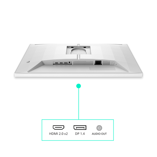 Evnia 27M2N3201A 27" Class Full HD Gaming LED Monitor - 16:9 - Textured White - 68.6 cm (27") Viewable - In-plane Switchin