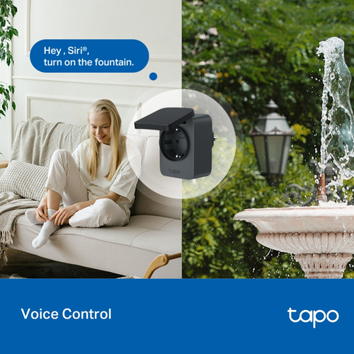 Tapo TAPO P410M Smart Plug - 230 V AC / 16 A - Alexa, Siri, Google Assistant, SmartThings Unterstützt
