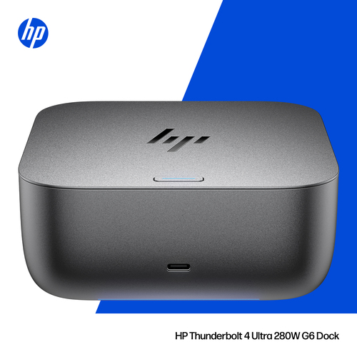 HP Thunderbolt 4 Ultra 280 W G6 Dockingstation. Konnektivitätstechnologie: Kabelgebunden, Hostschnittstelle: Thunderbolt 4