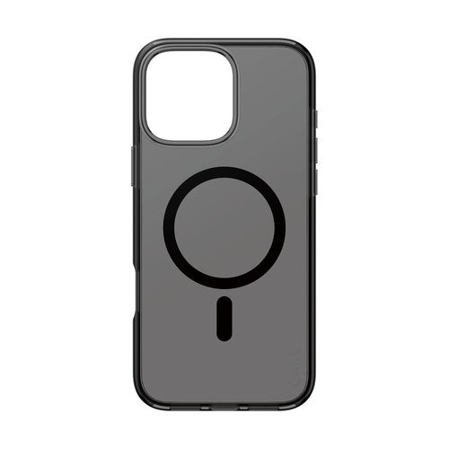 CARE Urban Combat Hülle für Apple iPhone 16 Pro Max Smartphone - Transparent, Schwarz - Rauch - Sturzsicher, Vergilbungsbe