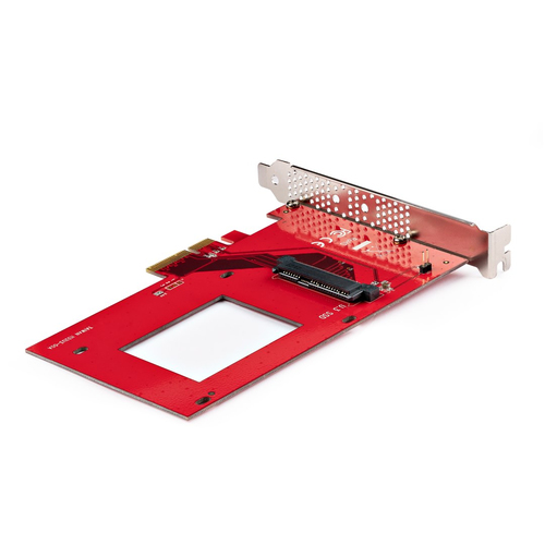 StarTech.com U.3 to PCIe Adapter Card, PCIe 4.0 x4 Adapter For 2.5" U.3 NVMe SSDs, SFF-TA-1001 PCI Express Add-in Card, TA
