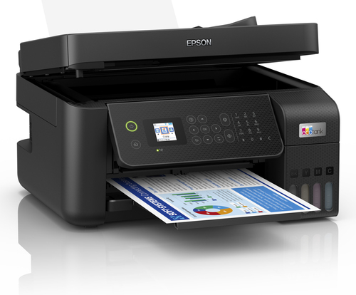 Stampante multifunzione a getto di inchiostro Epson ET-4800 Wireless EcoTank - Colore - Fotocopiatrice/Fax/Stampante/Scann