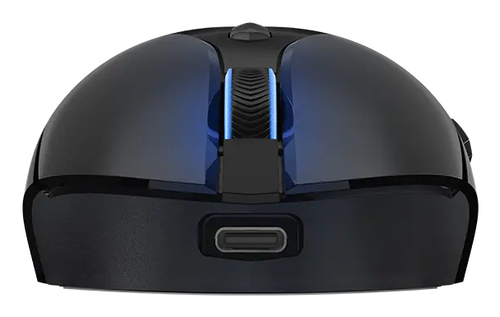 Lenovo Legion M410 Gaming Mouse - Radio Frequency - USB Type C - 6 Button(s) - Transparent Black - Cable/Wireless - 2.40 G