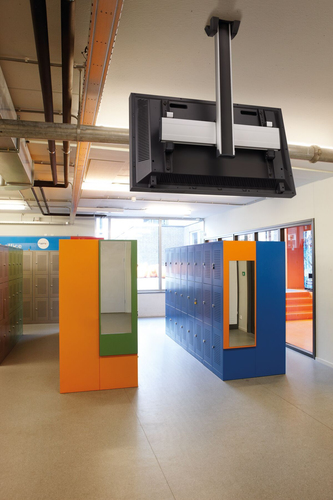 Vogel's Montagem no teto para Exibição - Preto - 1 Ecrã(s) suportado(s) - 165,1 cm (65") Suporte de ecrã - 80 kg Capacidad