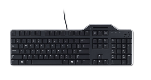 DELL Pro Smartcard Keyboard - KB813 - French (AZERTY). Keyboard form factor: Full-size (100%). Keyboard style: Straight. C