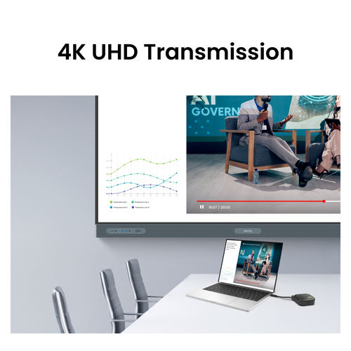 BenQ InstaShow WDC15. Formfaktor: Desktop, Produktfarbe: Schwarz, Gehäusematerial: Acrylnitril-Butadien-Styrol (ABS), Eise