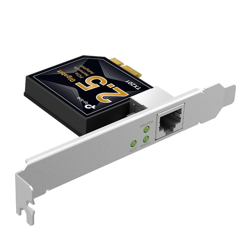TP-Link TX201 2,5 Gigabit Ethernet Adapter - 2.5GBase-T - Plug-in-Karte - PCI Express - 2,50 Gbit/s Datenübertragungsrate 