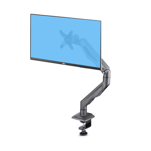 StarTech.com Mounting Arm for Monitor, Display - Black - Landscape/Portrait - TAA Compliant - Height Adjustable - 1 Displa