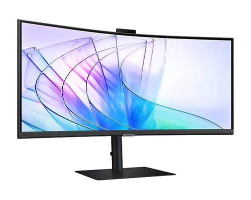Samsung ViewFinity S6 S34C652VAU 34"" Class Webcam UW-QHD Curved Screen LED Monitor - 21:9 - Black - 86.4 cm (34"") Viewab