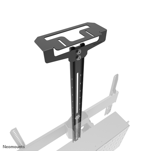 Neomounts Mounting Shelf for Video Bar, Multimedia Device, Display Screen - Black - Height Adjustable - 9 kg Load Capacity