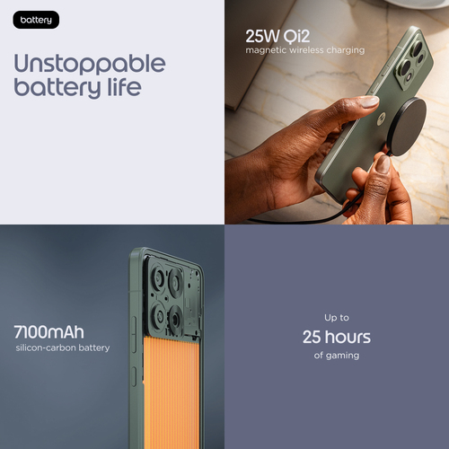 Motorola edge 70 max. Display diagonal: 17.3 cm (6.82"), Display resolution: 1440 x 3168 pixels. Processor family: Snapdra