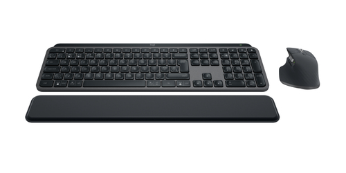 Logitech MX Keys S Combo Teclado e rato - Português - USB Membrana / Tesoura Sem fios Bluetooth Teclado - Keyboard/Keypad 