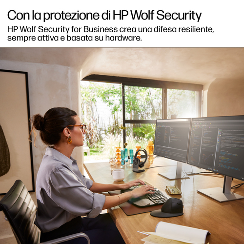 HP EliteDesk 8 SFF G1i Desktop AI PC Wolf Pro Security Edition. Famiglia processore: Intel Core Ultra 7, Modello del proce