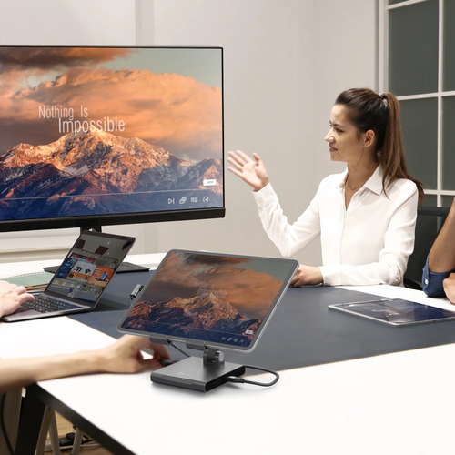 j5create JTS224-N Height Adjustable Tablet PC Stand - 27.9 cm (11") to 32.8 cm (12.9") Screen Support - 1.50 kg Load Capac