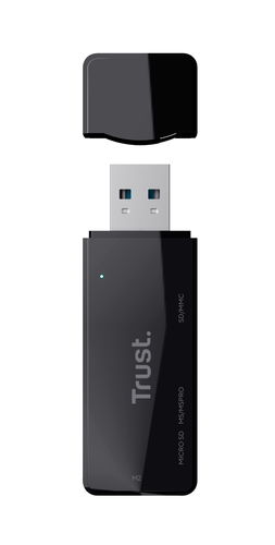 Trust Nanga Kartenleser - USB 3.1 - Extern - microSD, Memory Stick, Memory Stick Micro (M2), Memory Stick PRO, SD, MultiMe