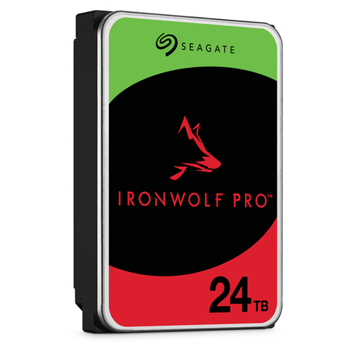 Seagate IronWolf Pro ST24000NT002 24 TB Hard Drive - 3.5" Internal - SATA (SATA/600) - Conventional Magnetic Recording (CM