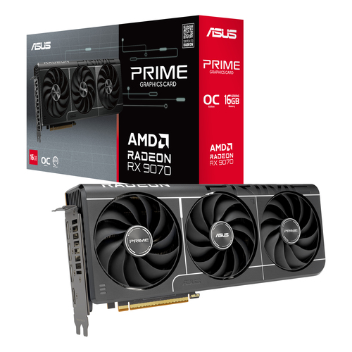 Carte Graphique Asus AMD Radeon RX 9070 - 16 Go GDDR6 - 7680 x 4320 - 2,14 GHz Horloge de jeu - 2,61 GHz Boost clock - 256