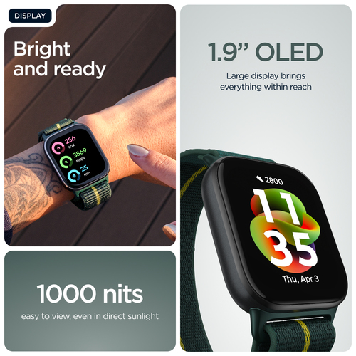 Motorola moto watch fit. Display diagonal: 4.83 cm (1.9"), Display technology: OLED, Touchscreen. GPS (satellite). Weight:
