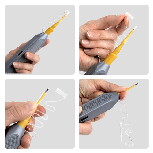 StarTech Fiber Optic Cleaning Pen, M38999 Fiber Cleaner for M38999 Connectors and Ports, 1.6mm Fiber Optic Cleaner Pen - M