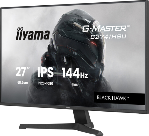 Moniteur de jeu LCD iiyama G-MASTER Black Hawk G2741HSU-B1 27" Classe Full HD - 16:9 - Noir mat - 68,6 cm (27") Viewable -
