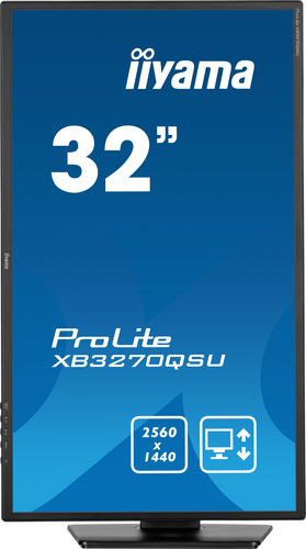 iiyama ProLite XB3270QSU-B1 32 Zoll Klasse WQHD LED-Monitor - 16:9 Format - Mattschwarz - 80 cm (31,5 Zoll) Viewable - IPS