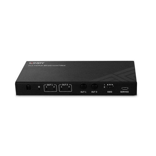Lindy 38313. Product type: AV matrix switcher, Maximum resolution: 7680 x 4320 pixels, Bandwidth: 40 Gbit/s. Housing colou