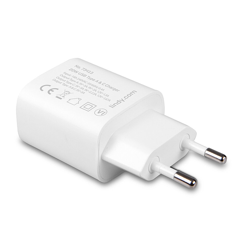 LINDY 20 W Wechselstromadapter - 20 W - 5 V Gleichstrom, 9 V DC, 12 V Gleichstrom - 3 A