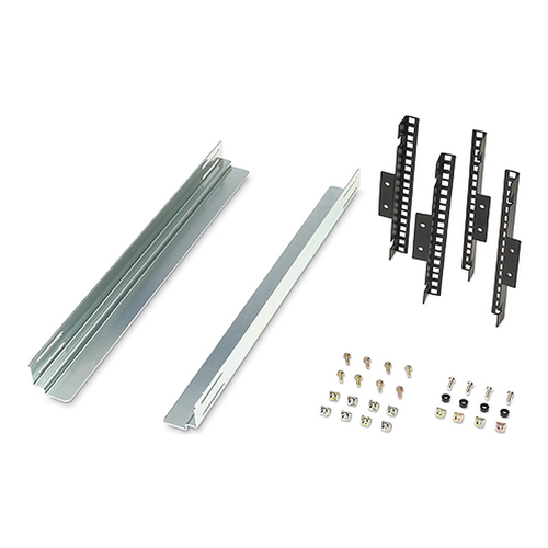 APC Mounting Rail for Enclosure - Black - 90.72 kg Load Capacity - 1 Pack