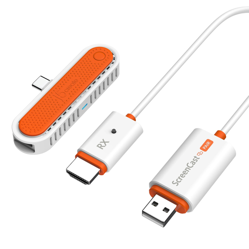 j5create JVAW60 ScreenCast Duo mini Wireless Display Adapter For Mobile Devices. Form factor: Dongle, Device interface: HD