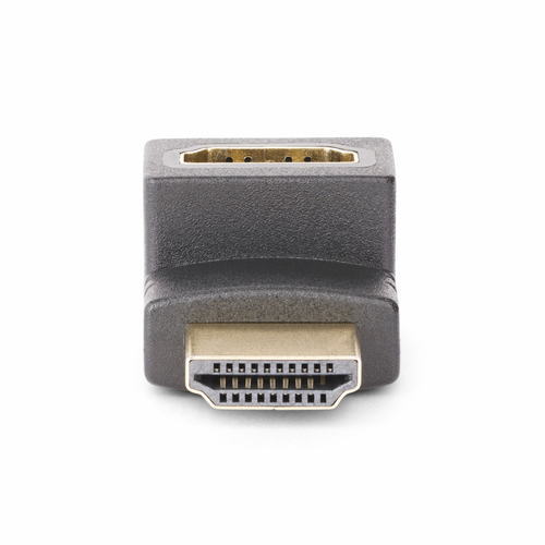 StarTech.com Adaptateur HDMI 2.0 à Angle Vertical, M/F, Économiseur de Port HDMI Vertical, 4K60Hz, Extension Coudé pour HD