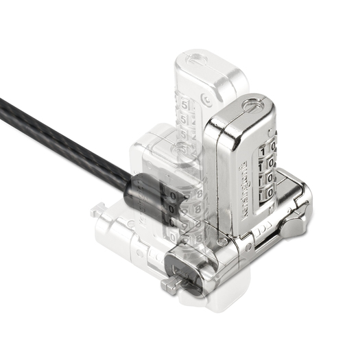 Kensington Universal Kabelschloss Für Notebook - 1,83 m Kabel - Zurücksetzbar - 4 Ziffern - Kombinationsschloss - Karbonst