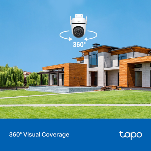 Tapo C520WS 4 Megapixel Outdoor 2K Network Camera - Colour - 29.87 m Colour Night Vision - H.264 - 2560 x 1440 - 30 fps - 