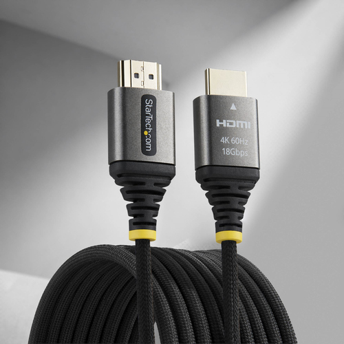 StarTech.com HDMI2-FLEX-4K60-2M. Kabellänge: 2 m, Anschluss 1: HDMI Typ A (Standard), Steckverbinder 1 Geschlecht: Stecker