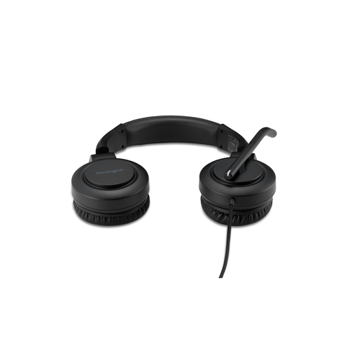 Kensington H1000 Kabel Auf den Ohren, Kopfbügel Stereo Headset - Schwarz - Binaural - Geschlossen - 20 Hz bis 20 kHz Frequ