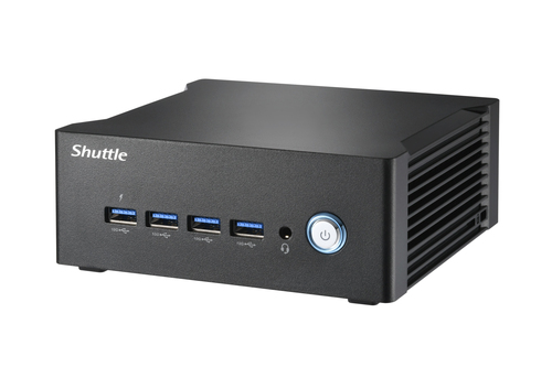Shuttle Nano PC NT10H5, Intel Core Ultra 5 125H, Intel Arc graphics, 2xHDMI, 2xUSB 4.0 (DP), 2x2.5Gbit LAN, incl. VESA 24/